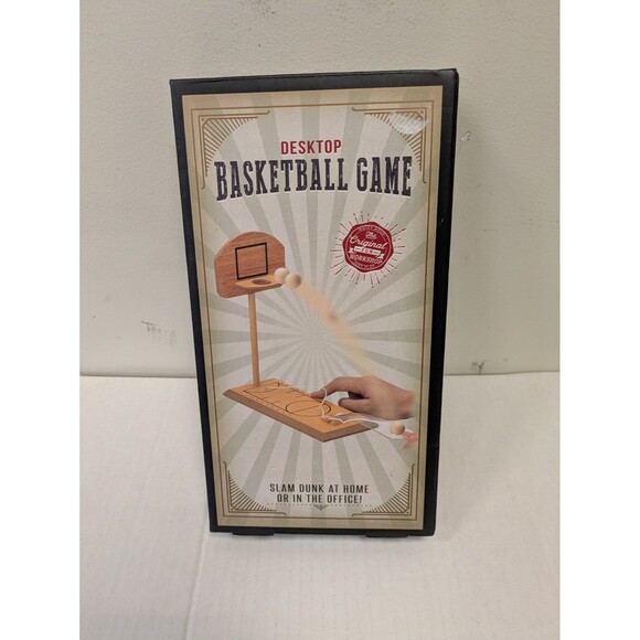 NEW Grand Star Industrial Wooden Desktop Mini Basketball Game Portable Gift Toy - Picture 3 of 5